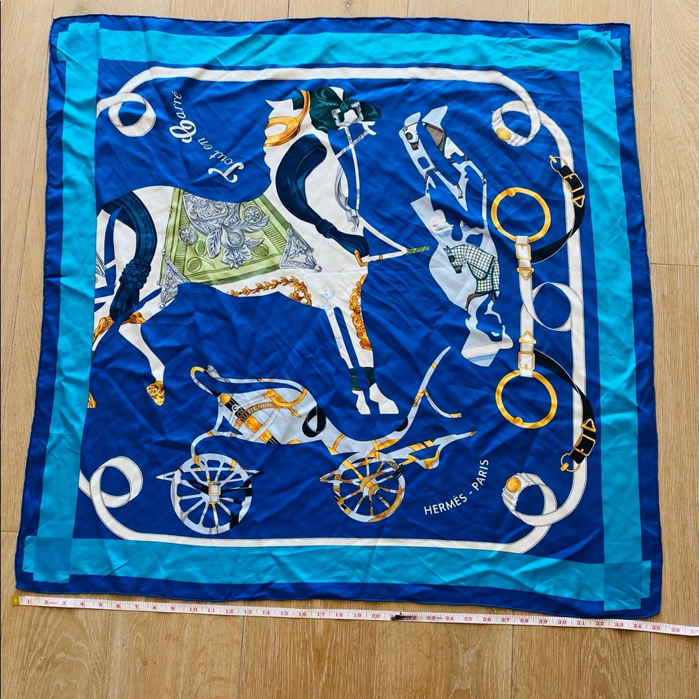 Authentic Hermès silk scarf